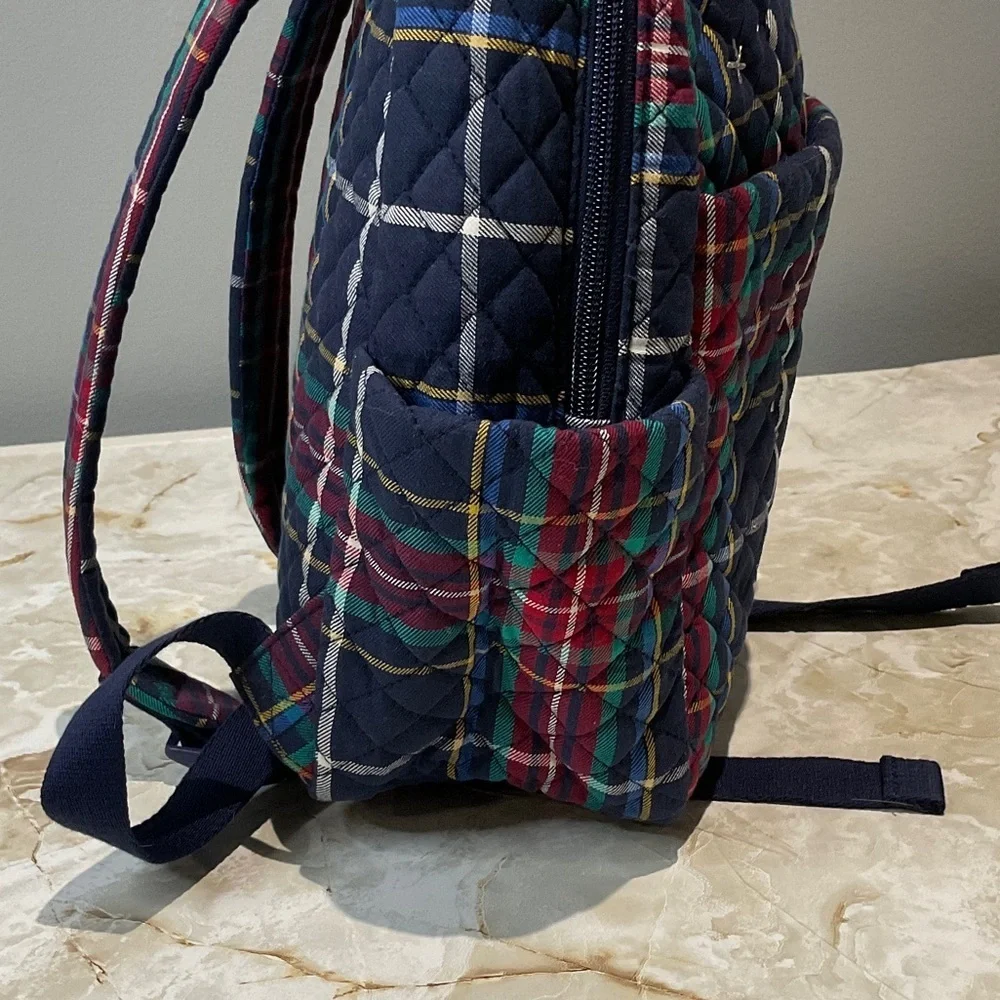 Vera Bradley Tartan Plaid Scottie Dog Small Backpack